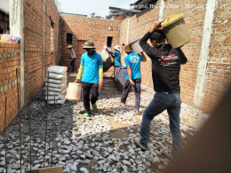 Thi Công Công Trình Đổ Bê Tông Tay Nhà Anh Nam Ở Quận 12